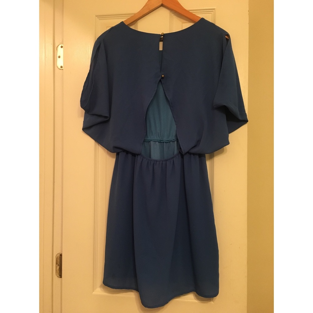 Blue Short Dress - Picture 2 of 2